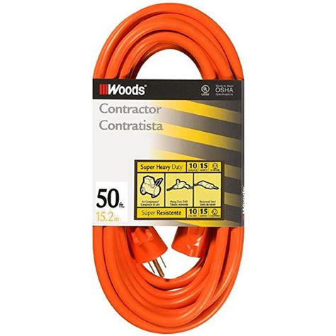 50 ft heavy duty extension cord